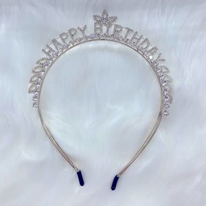 💜 Rhinestone Birthday Tiara